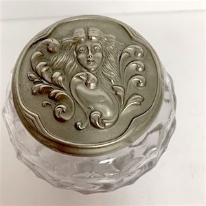 Art Nouveau Vanity Jar