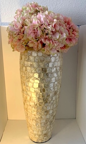 Pier 1 Imports Large Capiz Mother Of Pearl Vase