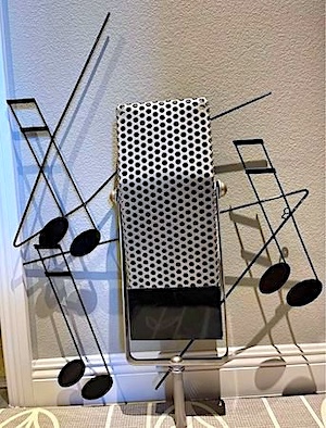 Radio Microphone Sculpture