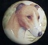 ceramic cabinet knob whippet grayhound greyhound
