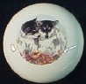 ceramic cabinet knob siberian husky
