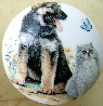ceramic cabinet knob german shepherd dog