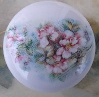 Cabinet Knob Pink Magnolia