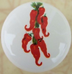 Cabinet knob Chili Pepper