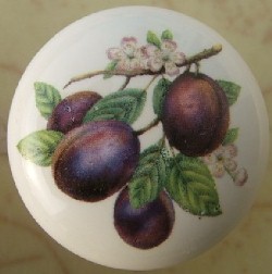 Cabinet knobs plums