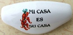 Drawer Pull Mi Casa chili peppers