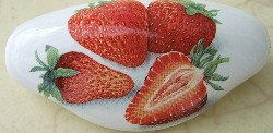 Drawer Pull Strawberries