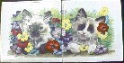 Ceramic Tile Mural Snowshoe Kittens
