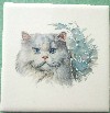 Ceramic Tile Persian Cat
