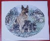 German Shepherd Dog Ceramic Tile