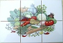 Ceramic Tile Mural Vegetables