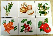 Ceramic Tile Mural Vegetables #1