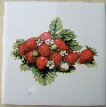 Ceramic Tile Strawberry