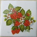 Ceramic Tile Strawberry