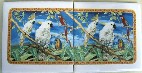 Ceramic Tile Mural Tropical Birds macaw