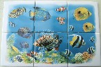 Ceramic Tile Mural Tropical Fish