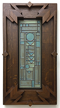 Framed Frank Lloyd Wright Prairie Panel Inspired Handmade Art Tile Click To Enlarge