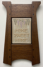 Home Sweet Home Wisteria Framed Handmade Art Tile Click To Enlarge