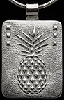 Pineapple Hospitality Silver Necklace