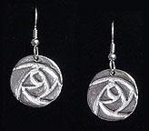 Arts & Crafts Mackintosh Rose Earrings