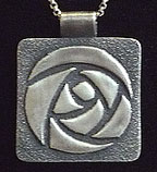 Arts and Crafts Glasgow Rose Necklace