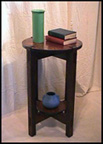 Arts & Crafts Round Table Mission Oak Stand