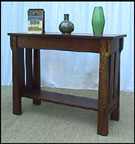 Arts & Crafts Sofa Console Table Mission Oak Stand
