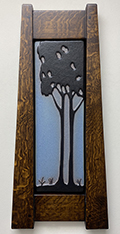 Tall Trees Framed Handmade Tile Click To Enlarge