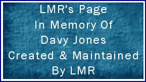 LMR's In Memory Of Davy Jones