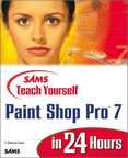 Teach Yourself Paint Shop Pro in 24 Hours Book Cover