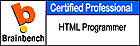 HTML Brainbench Certification, 2000