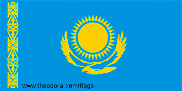 blue flag with gold sun