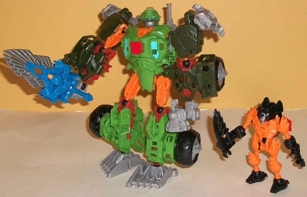 Robot Mode w/ Airazor, Sword Mode & Wolfang, Robot Mode