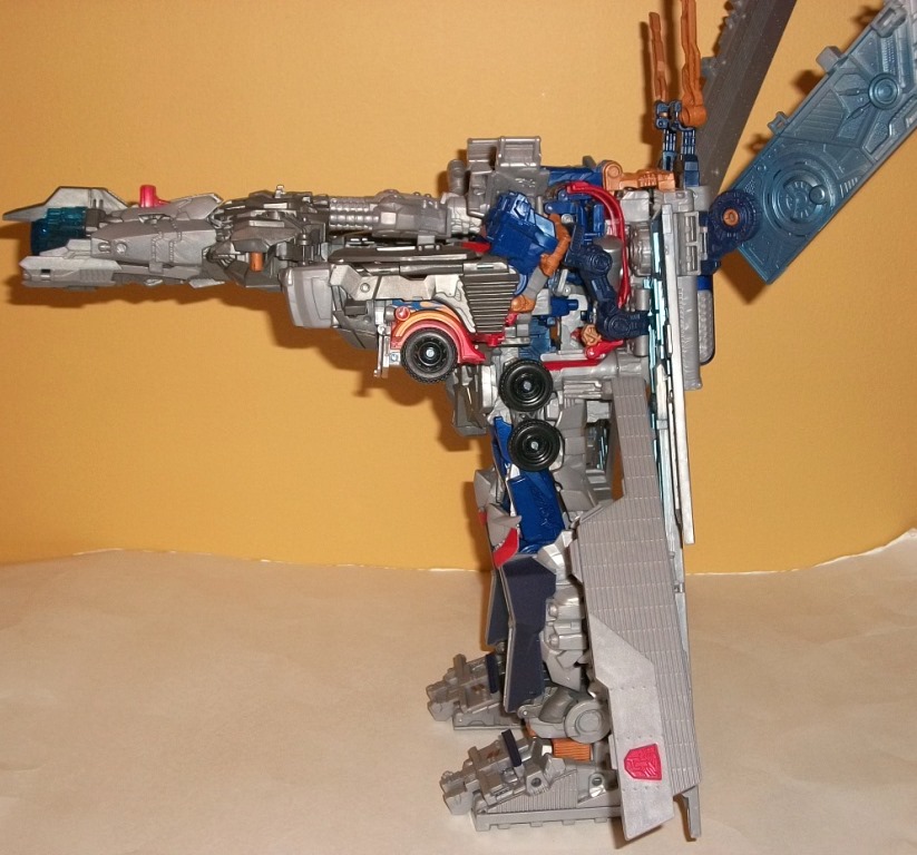 Combined Robot Mode w/ Gun/Mask Deployed (Side View)