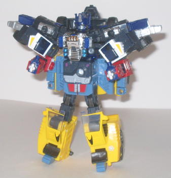 Prime as the upper half of a Powerlinx robot (Powerlinx Optimus Prime)