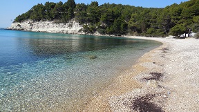 Milia beach on the island of Alonissos in Greece