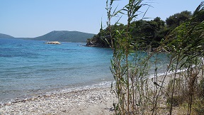 Agios Petros beach on the island of Alonissos in Greece