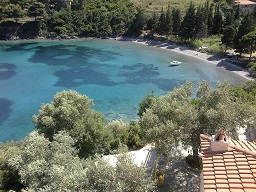 Agios Petros beach on the island of Alonissos in Greece