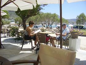 Paros, Parikia, Livadia Beach, Onar cafe