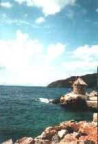 Windmill in the harbour of Egiali