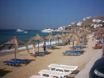 View over Agios Ioannis Beach.