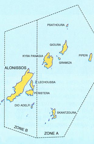 Marine Park van Alonissos