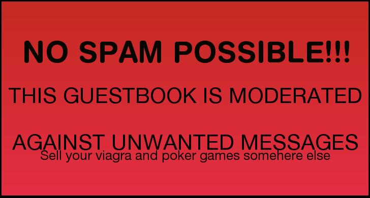 No spam possible