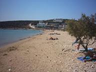 Beach on the edge of Aliki