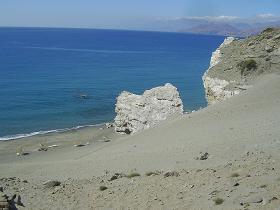 The beautiful beaches of Agios Pavlos in Crete