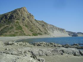 The beautiful beaches of Agios Pavlos in Crete