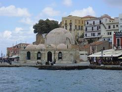 Chania Janitsar Mosque, de Janitsar Moskee, Kreta, Crete