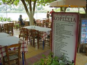 Taverna Korissia, Lake Kournas, Crete, Kreta