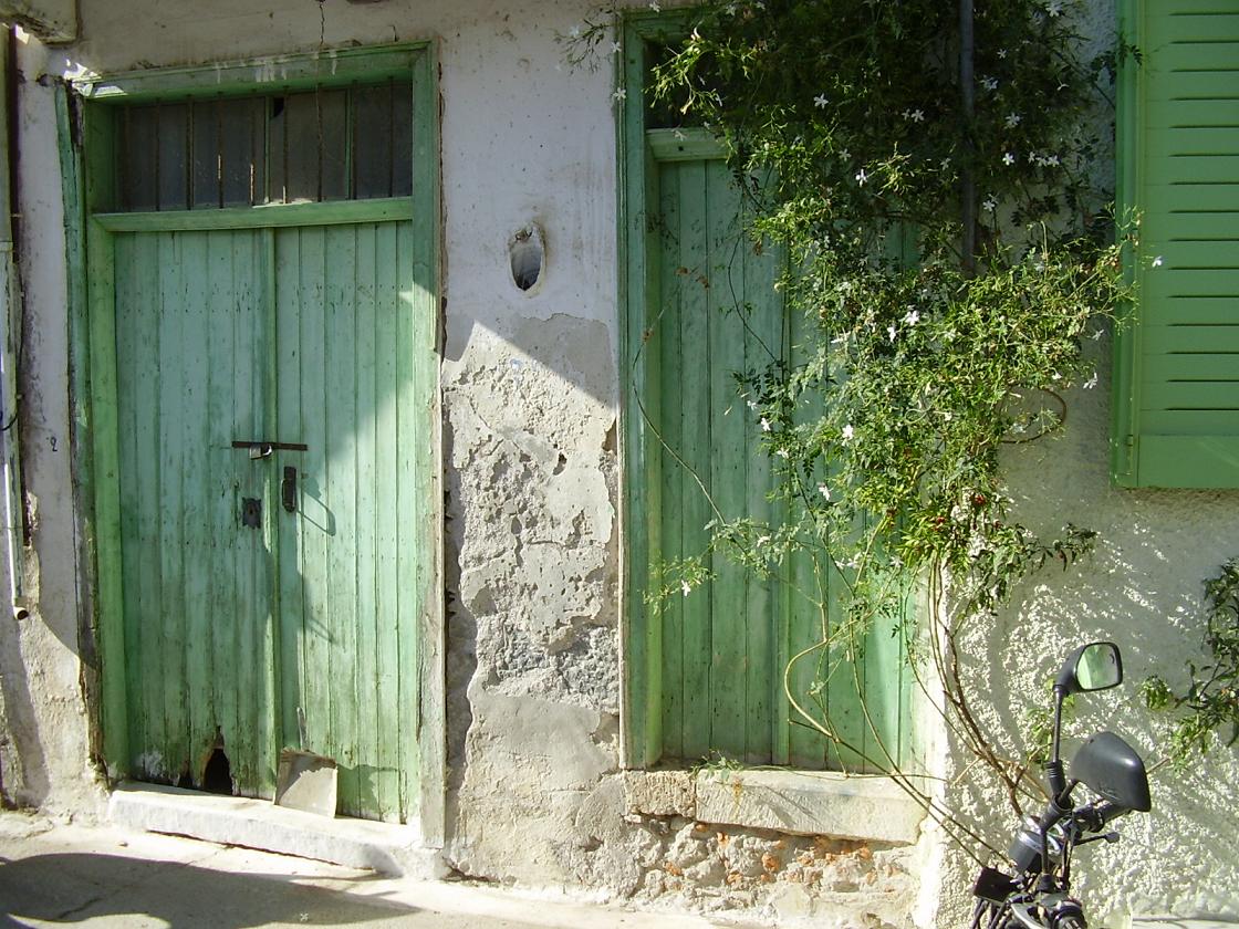 The village of Limnes in Crete, Greece