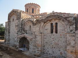 Koufos, de Byzantijnse Zoodohos Pigi kerk, Crete, Kreta